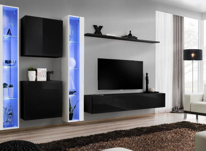 Living room furniture designer luxury TV stand designer wall shelf complete